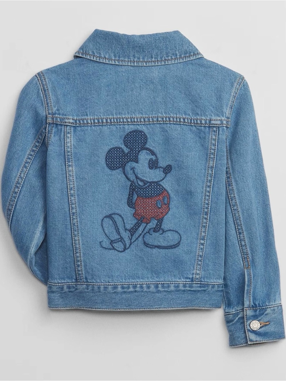 ‼️SALE‼️ GAP Disney Denim Jacket with Mickey Mouse Patch